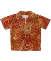 Tribal Rayon Aloha Shirt for Kid's
