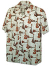 Tribal Ukulele Short Sleeves Aloha Shirt