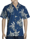 Ukuleles Reverse Fabric Aloha Shirt