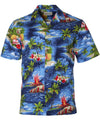 Short Sleeves Volcano Hawaiian Shirt