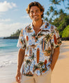 Waimea Long Boards Aloha Shirt Sand