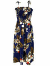 Wainapanapa Orchids Smock Top Hawaiian Dress