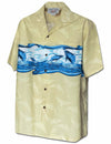 Whales Tail Pacific Men's Hawaiian Shirt