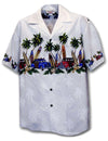 Woody's Long Boards Surfing Aloha Shirt