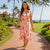 Hawaiian Mid Length Dresses - Aloha Shirts Club