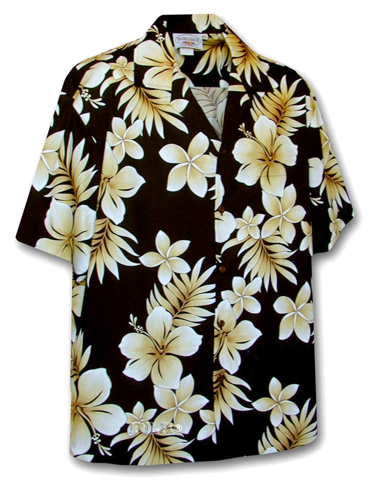 Pualoalo Tropical Open Collar Aloha Shirt