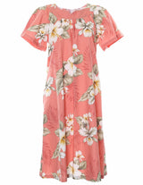 Kula Hibiscus Short Hawaiian Muumuu Dress