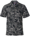 Tapa Short Sleeves Tribal Men's Aloha Shirt