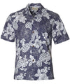 Men Pineapple Cotton Aloha Shirt Button-Up Dress Shirt