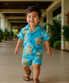 Paia Bay Toddler Boy's Cotton Cabana Set Light Blue