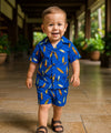 Surf Town Toddler Boy's Cabana Set Blue