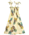 Maui Pineapples Girls Smock Top Dress
