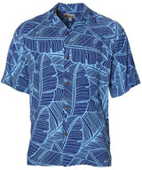 Banana Leaves Rayon Men's Aloha Shirt