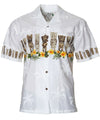 Short Sleeves Tiki Border Hawaiian Shirt