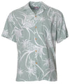 Short Sleeves Men's Rayon Pineapples Aloha Shirt