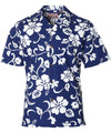 Hibiscus Men's Cotton Aloha Shirt