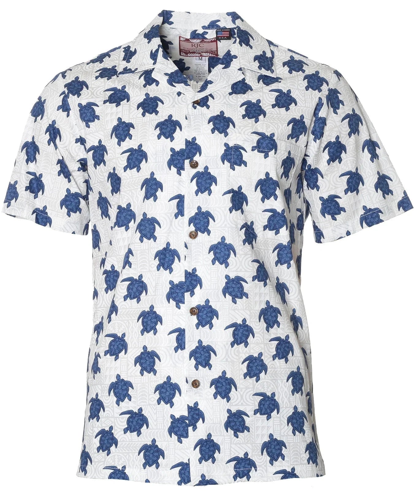 Happy Honu Hawaiian Men's Shirt