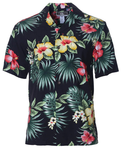 Rayon Relaxed Fit Hibiscus Aloha Shirt| Aloha Shirts Club