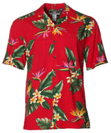 Birds of Paradise Rayon Men's Hawaiian Shirt
