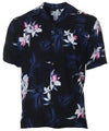 Puanani Short Sleeves Orchids Rayon Aloha Shirt