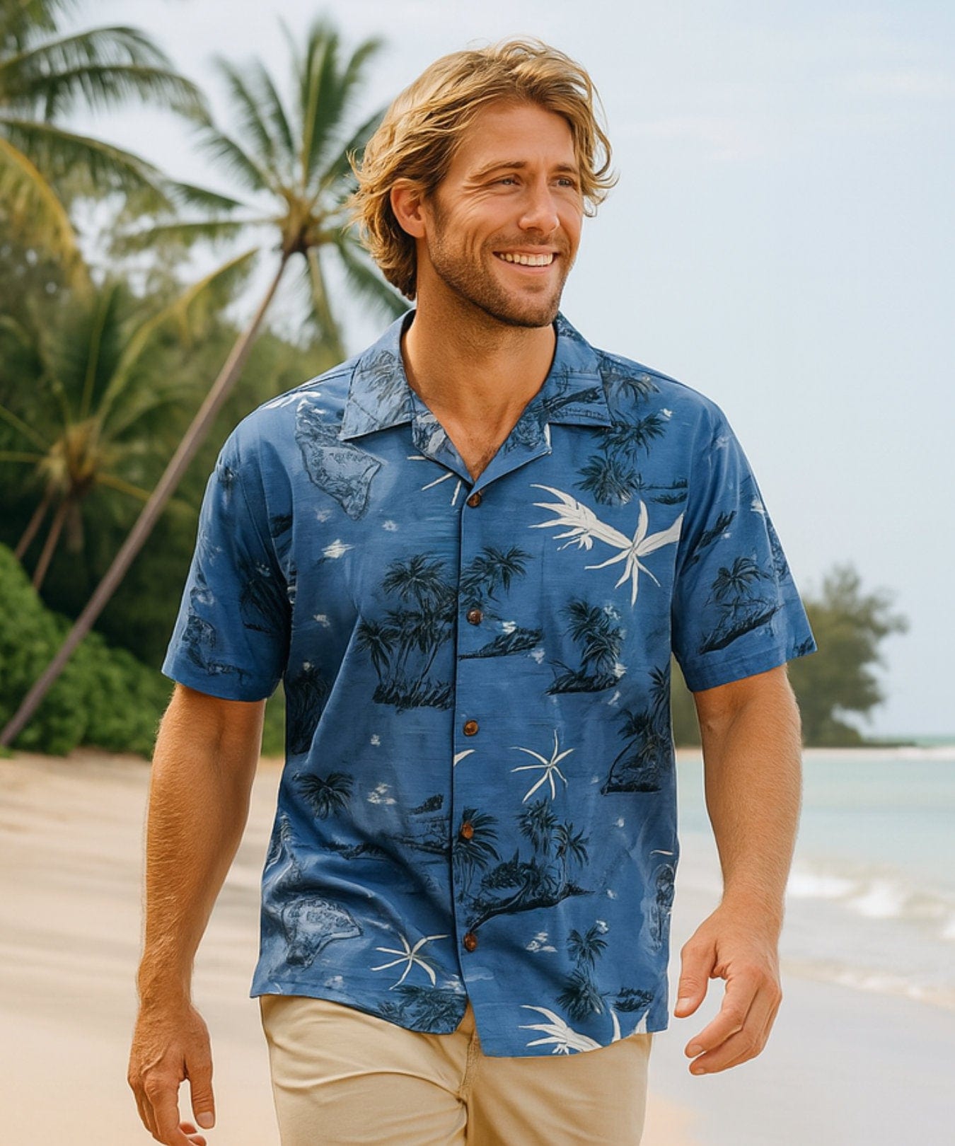 KY`s Original Camicia Hawaiana