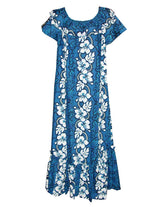 Molokai Hibiscus Long Hawaiian Muumuu