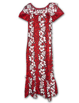 Molokai Hibiscus Long Hawaiian Muumuu