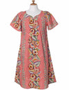 Keonekai Cotton Short Muumuu Dress