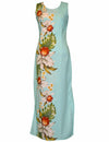 Koloa Orchids Maxi Long Hawaiian Dress Long Maxi Dress