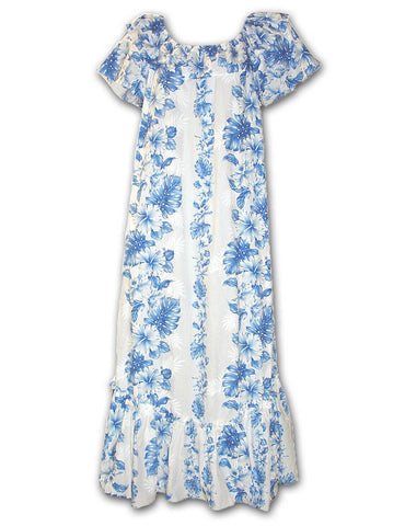 Haiku Long Muumuu Hawaiian Dress