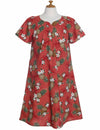 Lanai Pineapple Cotton Short Muumuu Dress