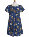 Lanai Pineapple Cotton Short Muumuu Dress