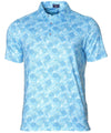 Pineapple Wrinkle-Free Polo Garden Aloha Golf Shirt