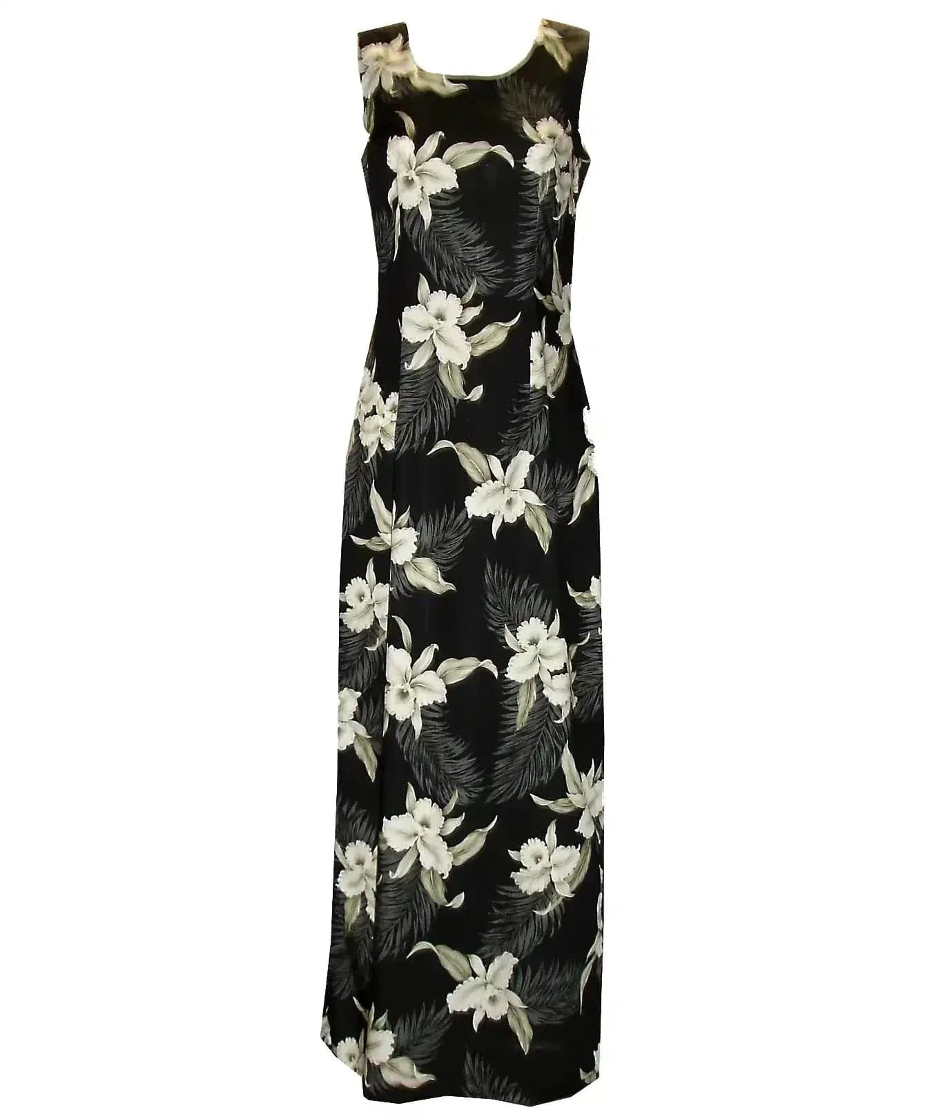 Maka Nani Tank Top Long Hawaiian Dress