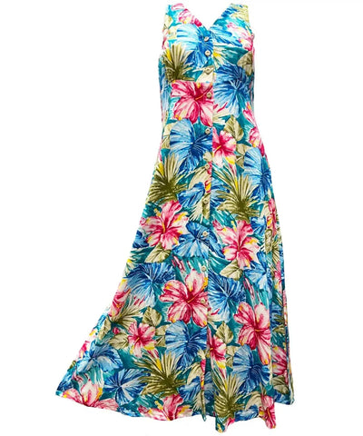 loose brightly coloured hawaiian dress Hawaiian Dresses for Women for sale
