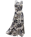 Shadow Cocktail Long Maxi Hawaiian Dress