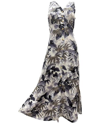 Cocktail Evening Maxi Long Hawaiian Dress