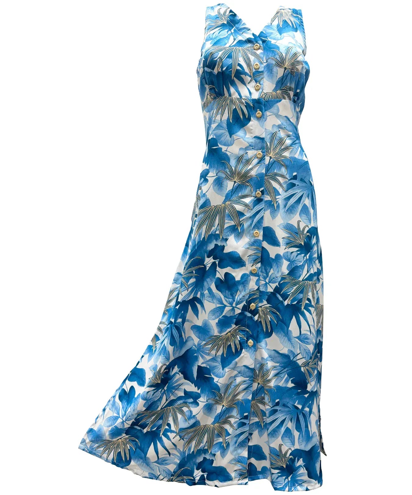 fitted lace wedding dress Maxi Smock Top Hawaiian Dress Island Tuberose main image 0