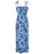 Long Length Smock Tube Top Pineapple Dress