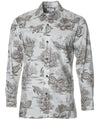 Hawaiian Voyage Men's Long Sleeves Aloha Shirt 