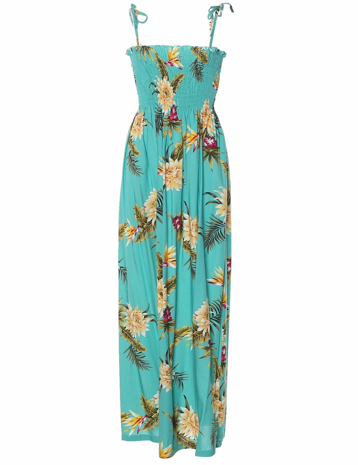 Ceres Rayon Long Maxi Smock Dress