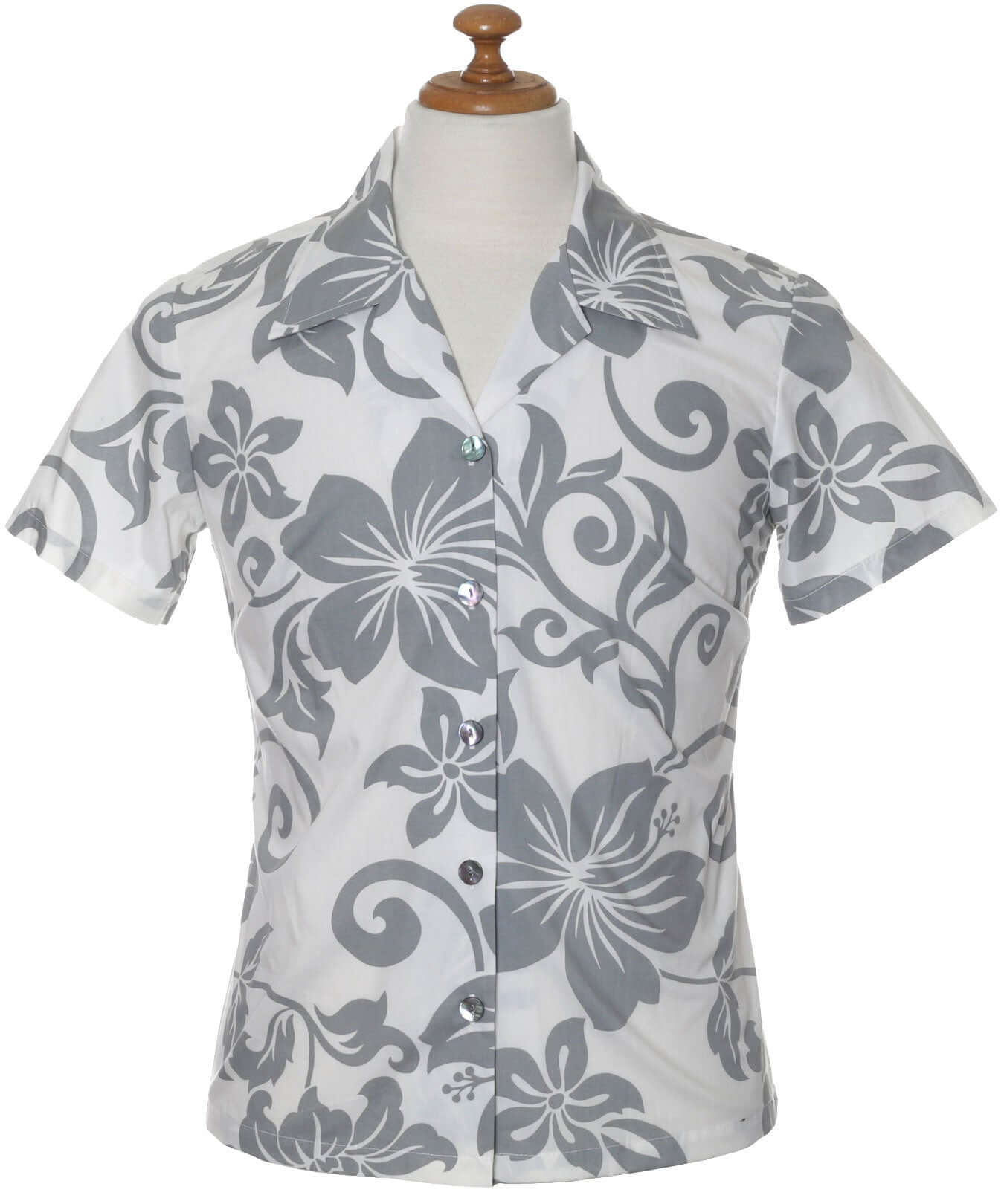 Cotton Short Sleeves Fitted Garden Blouse