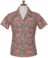Cotton Modal Fabric Women's Fitted Short Sleeve Shirt Women Shirts