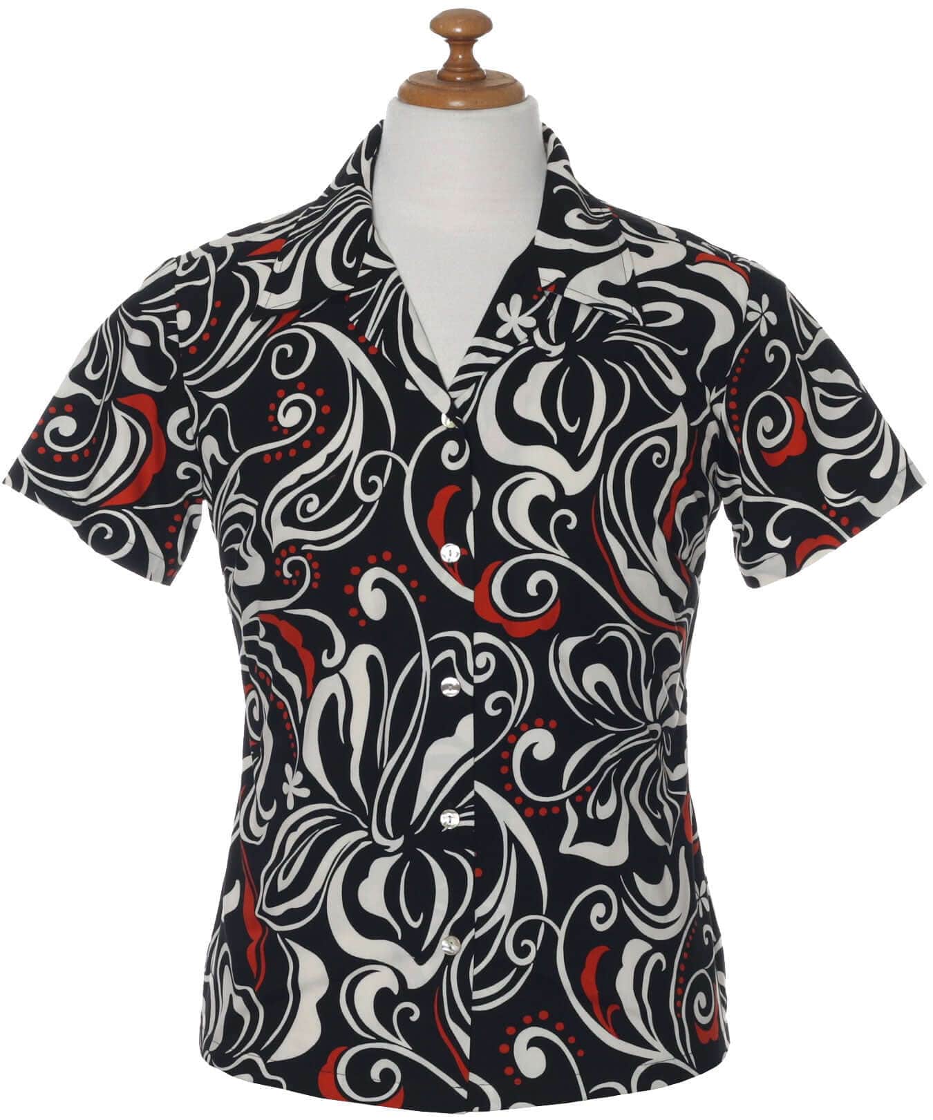 Cotton Tattoo Short Sleeves Women's Shirt