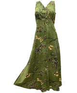 Palms Long Maxi Cocktail Vintage Dress