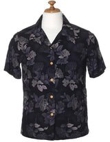 Short Sleeves Women Camp Hawaiian Blouse