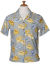 Anthurium Garden Hawaiian Camp Rayon Blouse