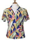 Heliconias Women's Rayon Camp Blouse
