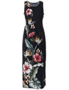 Long Maxi Hawaiian Dress Birds of Paradise
