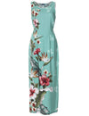 Long Maxi Hawaiian Dress Birds of Paradise